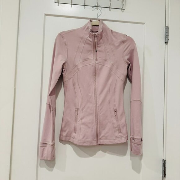Lululemon Athletica Define Jacket, Pale Pink, Size 4 - Picture 3 of 7